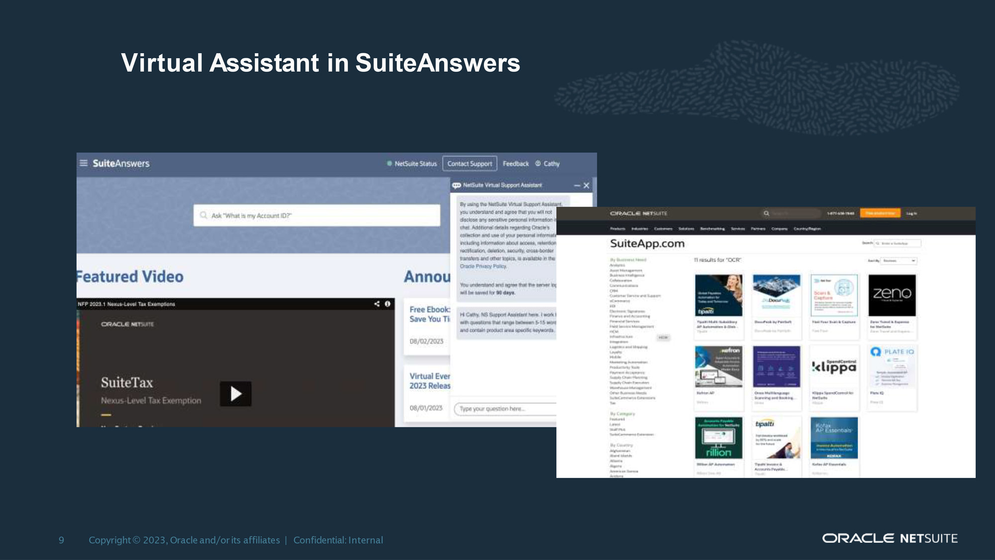 virtual assistant suiteanswers