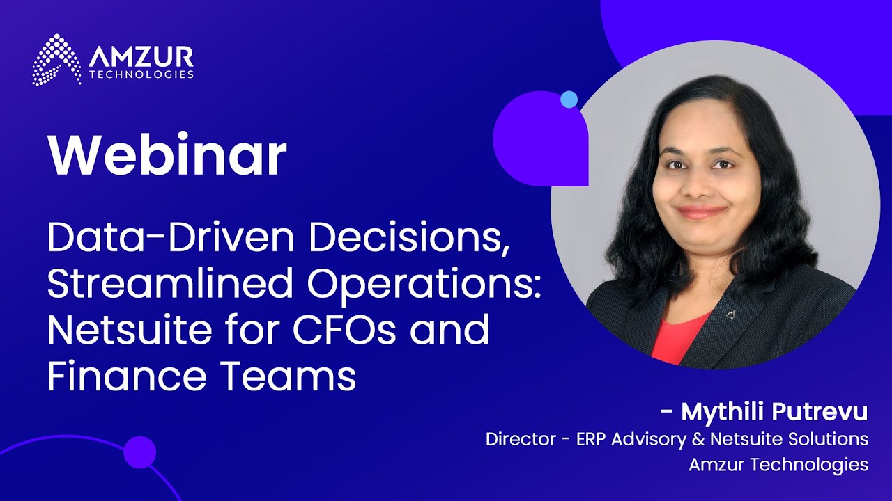 Data driven decisions, streamlined operations