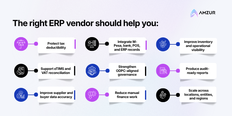 The right ERP Vendor should help you